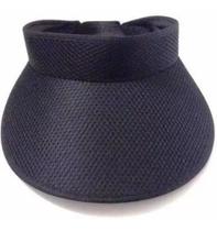 Viseira Praia Simples Elástico Tipo Juju Tecido Leve Aba13cm Viseira Praia Simples Elástico Tipo Juju Tecido Leve Aba13cm