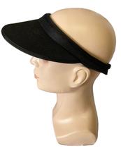 Viseira Tiara Arco Preto Praia Personalizar aba 12cm