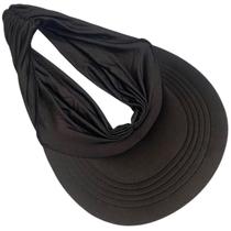 Viseira Turbante Feminina Aba Elegância Praia Luxo