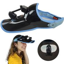 Viseira Ventilador Esporte Lazer Caminhada Corrida Academia Verao Praia Piscina Chapeu Sol Mar - Ralos e Torneiras