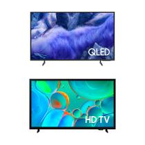 Vision AI TV 55" QLED Ultra 4K QEF1 + Smart TV 32" HD H5000F