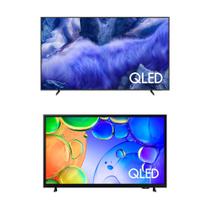 Vision AI TV 65" QLED Ultra 4K QEF1 + Smart TV 43" QLED Full HD