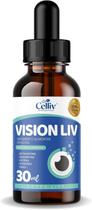 Vision Liv- Astaxantina, Zeaxantina, Luteína, Vitaminas e Zinco 30ml Celliv - Celliv
