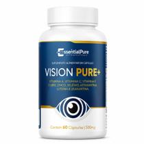 Vision Pure 60 Cápsulas Suplemento Olhos Visão 500mg Natural - Essential Pure