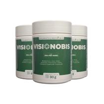 Visionobis - Suplemento Alimentar Natural - Kit com 3 Potes de 90g