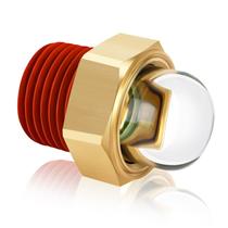 Visor a óleo Boltigen 1/2 NPT Hex Head Brass Bulls Eye