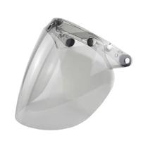 Visor De Capacete De Motocicleta Anti-UV E Anti-Embaçante Com 3 Botões De Fixação, Lente Bolha Para Visor De Capacete De Motocicleta Anti-UV E Anti-Embaçante Com 3 Botões De Fixação, Lente Bolha Para
