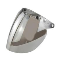 Visor De Capacete De Motocicleta Anti-UV E Anti-Fog Com 3 Botões, Lente De Proteção Para Rosto Visor De Capacete De Motocicleta Anti-UV E Anti-Fog Com 3 Botões, Lente De Proteção Para Rosto