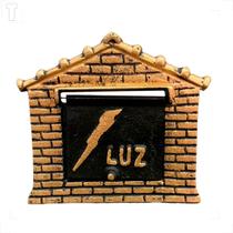 Visor de luz tipo casinha aluminio ouro