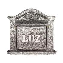 Visor Estilo Colonial para Leitura do Consumo de Luz Cinza