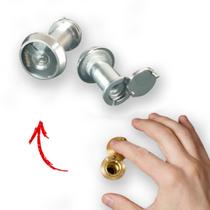 VISOR olho magico c/ TAMPA TIMMER CROMADO 25-42mm 97772