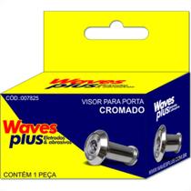 Visor P/Porta Cromado Waves Visor P/Porta Cromado Waves
