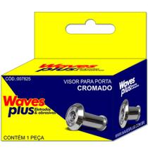Visor P/Porta Cromado Waves Visor P/Porta Cromado Waves