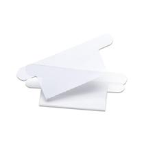Visor Plástico para Pastas Suspensas com Etiqueta Dello com 50 Unidades Branca 80x60mm
