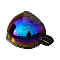 Visor Solar Universal Anti-UV E À Prova De Vento Para Capacete Aberto 3/4 Motocross