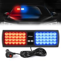 Visor Strobe Lights Nilight Red Blue 48LED para veículo