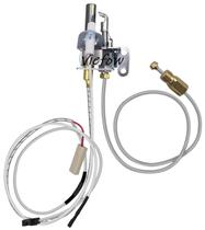 Vista da montagem piloto do aquecedor a gás natural Bradford White