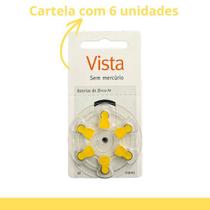 Vista Tamanho 10 Com 6 Unidades Bateria Pilha Auditiva Vista Tamanho 10 Com 6 Unidades Bateria Pilha Auditiva