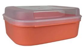 Visual Box 1,1 litros Laranja Tupperware