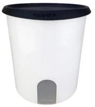Visualware 4 litros Branco com tampa Preta Tupperware