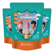 Vit C +vit D +zinco Em Gomas 30 Unidades - C-triple Kids - Divina Pharma