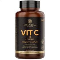Vit C Vitamina C Immunity 4 Protect 180 Capsulas Essential