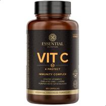 Vit C Vitamina C Immunity 4 Protect 180 Capsulas Essential