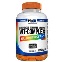 Vit-Complex Complexo Multivitamínico de A a Z 60 Tabletes