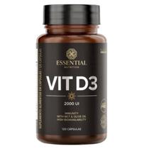 Vit D3 2000UI (120 Capsulas) - Essential Nutrition Vit D3 2000UI (120 Capsulas) - Essential Nutrition