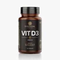 Vit D3 Vitamina D3 2000 UI 120 Cápsulas Essential Nutrition Vit D3 Vitamina D3 2000 UI 120 Cápsulas Essential Nutrition