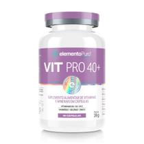 VIT PRO 40 60 Cápsulas Vitaminas D3 K2 B12 Magnésio Zinco Selênio elementoPuro VIT PRO 40 60 Cápsulas Vitaminas D3 K2 B12 Magnésio Zinco Selênio elementoPuro