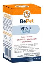 Vita B Suplemento Vitamínico - B1 B12 B6 - Bepet - 40Ml