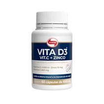 Vita D3 + C + Zinco 60 Cáps 1000mg - Vitafor