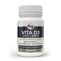 Vita D3 C Zinco Vitafor 30 Cápsulas