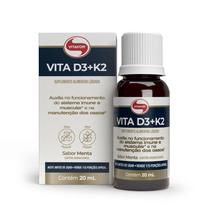Vita D3 + K2 Vitafor Gotas 20ML sabor Menta
