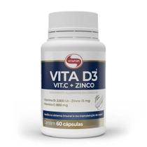 Vita D3 Vitamina C + Zinco (60 caps) - Padrão: Único
