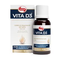 Vita D3 Vitamina D 200O UI em Gotas 10ml Vitafor