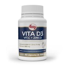Vita D3 , Zinco VITAFOR 60 Cápsulas Vita D3 , Zinco VITAFOR 60 Cápsulas