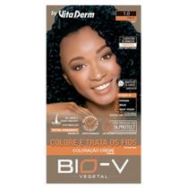 Vita Derm Bio-V Vegetal 1.0 Preto - Coloração Permanente