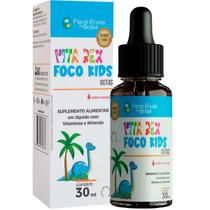 Vita Rex Foco Kids em Gotas - Morango - 30ml - Floral Ervas do Brasil