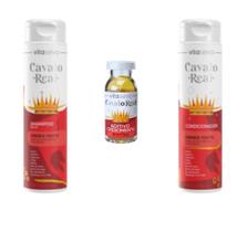 Vita Seiva Cavalo Real Cresce Forte 03 Produtos (Shampoo/Condicionador/Aditivo) Kit Incolor 05 Vita Seiva Cavalo Real Cresce Forte 03 Produtos (Shampoo/Condicionador/Aditivo) Kit Incolor 05