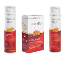 Vita Seiva Cavalo Real Cresce Forte 03 Produtos (Shampoo/Condicionador/KIT Cresce Forte) Incolor 06