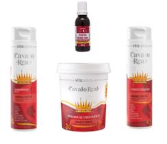 Vita Seiva Cavalo Real Cresce Forte 04 Produtos (Shampoo/Condicionador/Mascara/Oleo) Incolor 02 Vita Seiva Cavalo Real Cresce Forte 04 Produtos (Shampoo/Condicionador/Mascara/Oleo) Incolor 02
