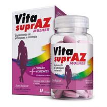 Vita Supraz Mulher Vitamina Para Mulheres Zero Açúcar 60 Cp Sem sabor