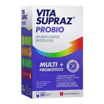 Vita Supraz Probio Suplemento Multi+Probiótico 60 Cáps - União Química Vita Supraz Probio Suplemento Multi+Probiótico 60 Cáps - União Química