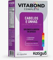 Vitabond Kit 3 Caixas Cabelos E Unhas Biotina Dose Maxima Sem Sabor