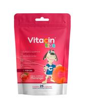 Vitacin Kids Vitamina C Infantil Sabor Morango 25 Gomas - Geolab