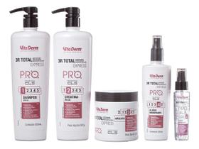 Vitaderm 3R Total Express - Shampoo Creatina Em Gel Máscara Fluido Hidratante Serum Reparador Vitaderm 3R Total Express - Shampoo Creatina Em Gel Máscara Fluido Hidratante Serum Reparador