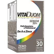 Vitaduom Senior 50+ Polivitamínico E Polimineral A Zinco 30 Capsulas Duom