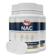 Vitafor NAC 600mg 60 Cápsulas e Porta Cápsulas Kit 3 Vitafor NAC 600mg 60 Cápsulas e Porta Cápsulas Kit 3
